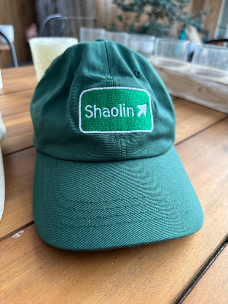 Shaolin road sign hat