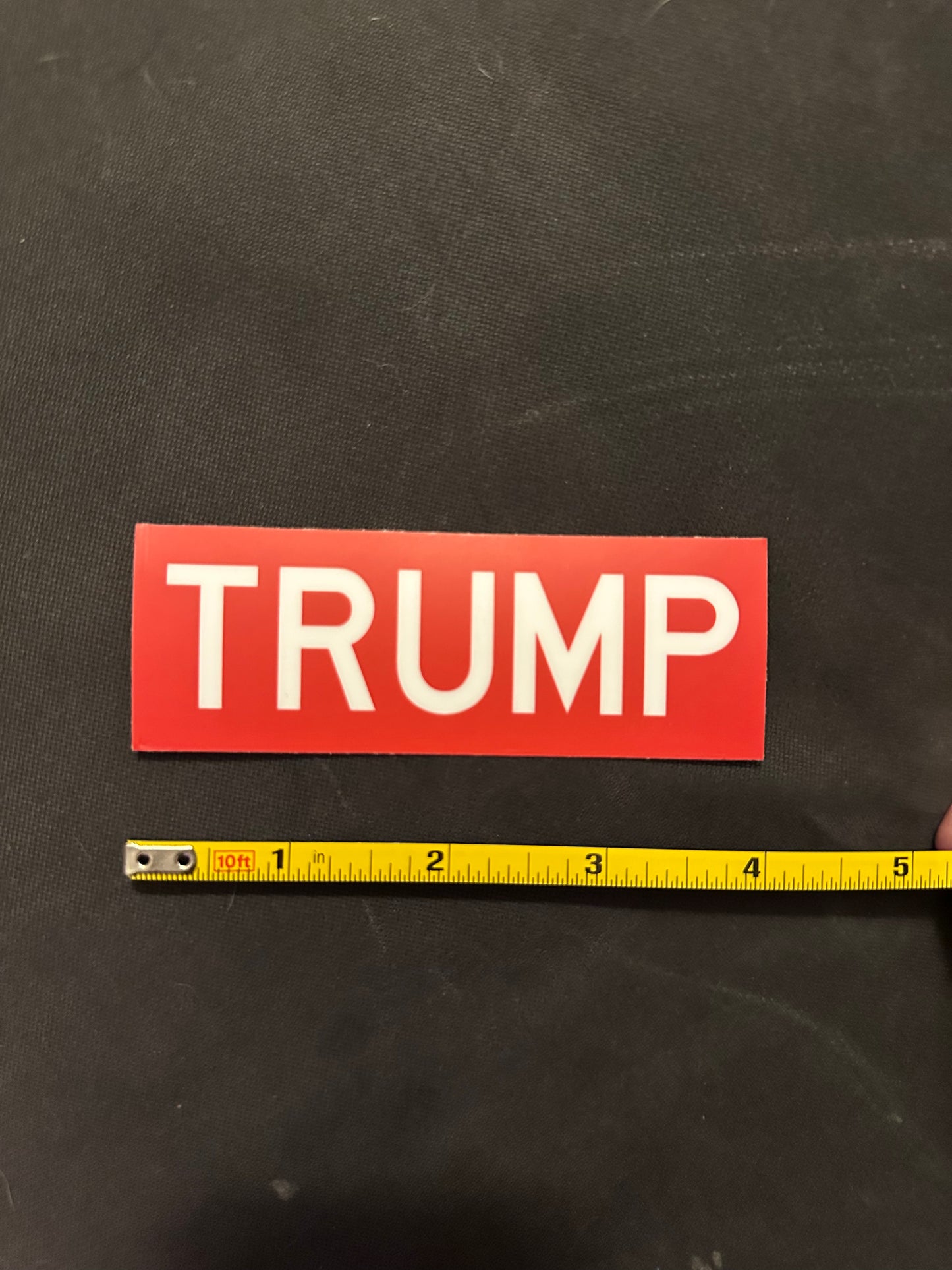 Stop Trump stop sign sticker