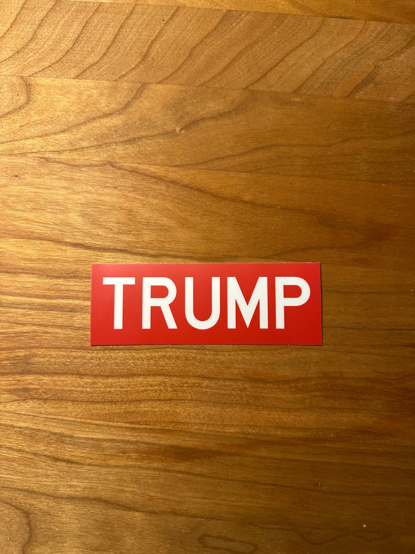 Stop Trump stop sign sticker