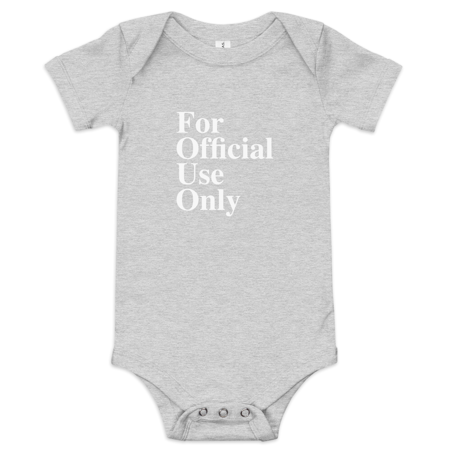 For Official Use Only Baby short sleeve one piece
