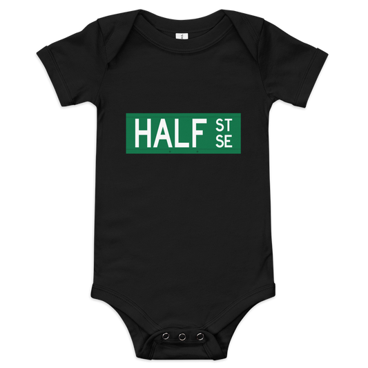Half Street SE short sleeve baby onesie