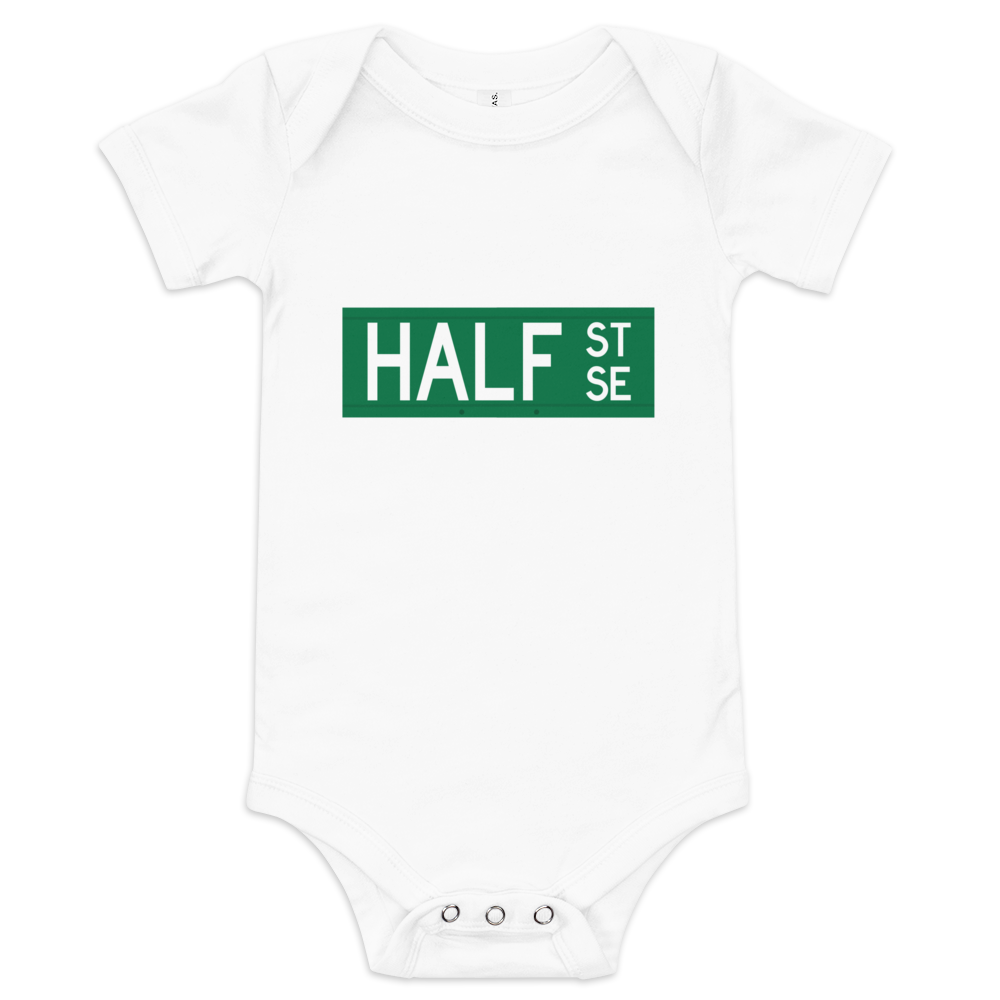 Half Street SE short sleeve baby onesie