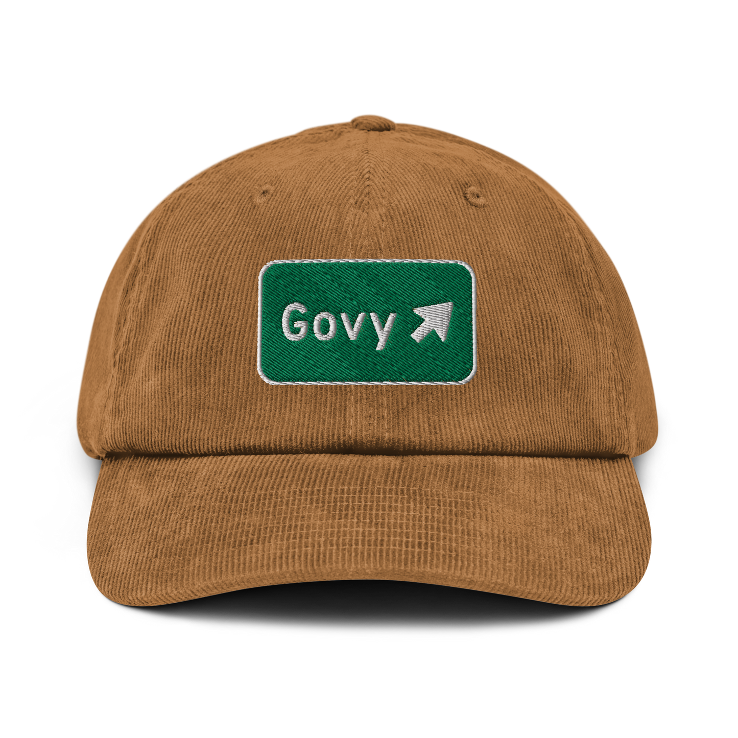 Govy road sign Corduroy hat