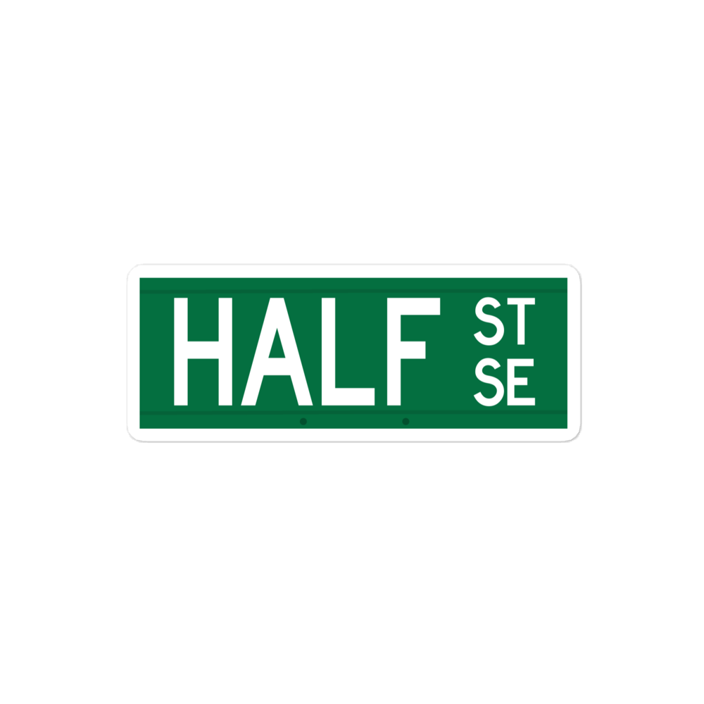 Half Street SE stickers