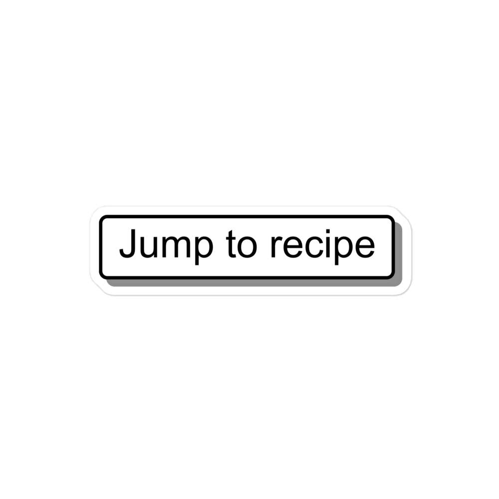 Jump to Recipe sticker