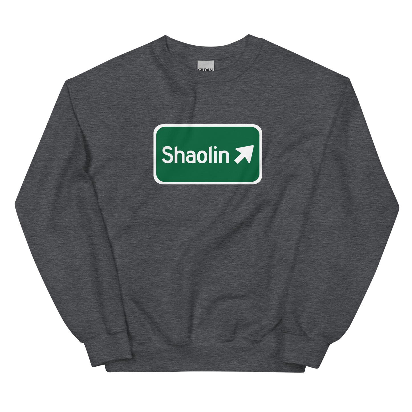 Shaolin sign crewneck sweatshirt