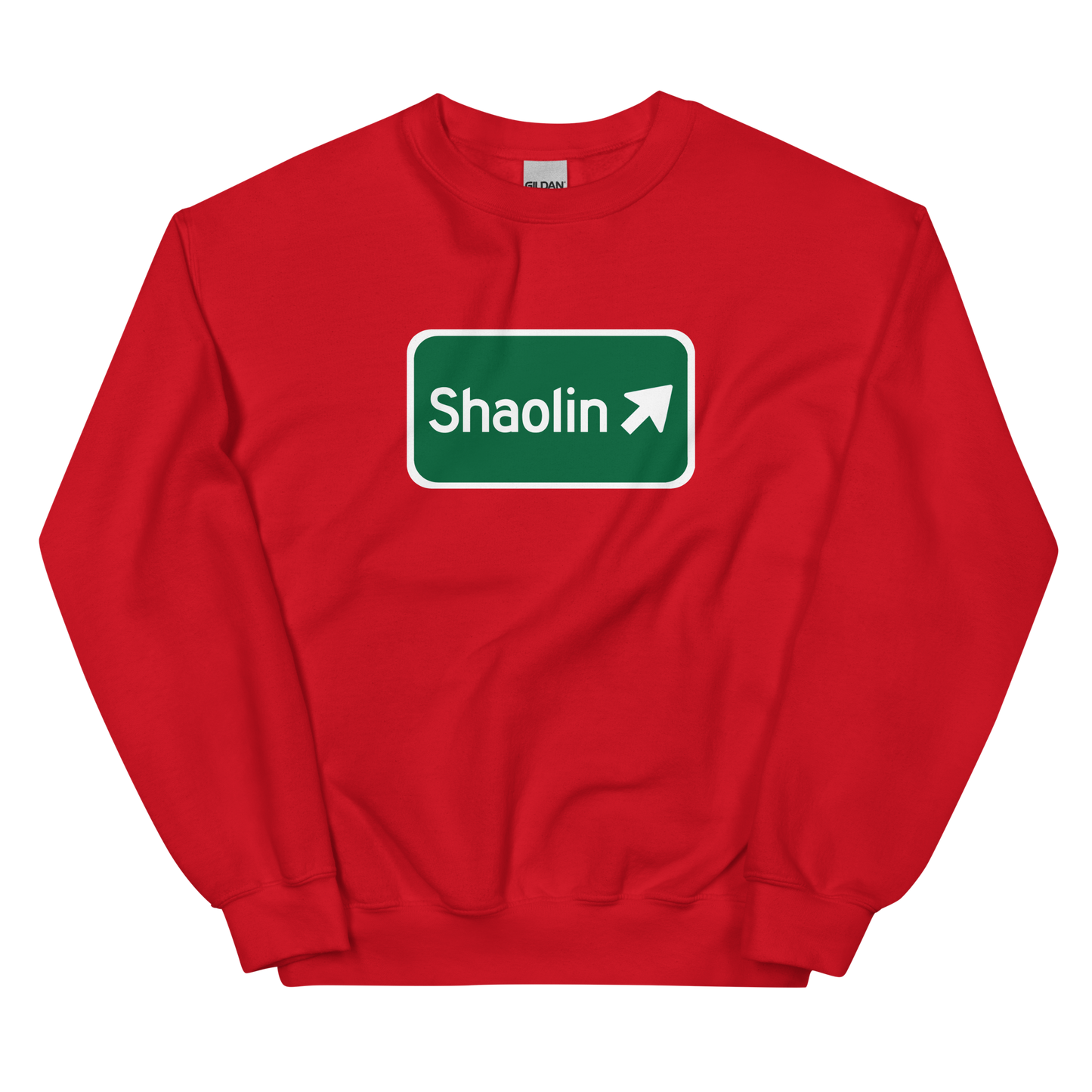 Shaolin sign crewneck sweatshirt