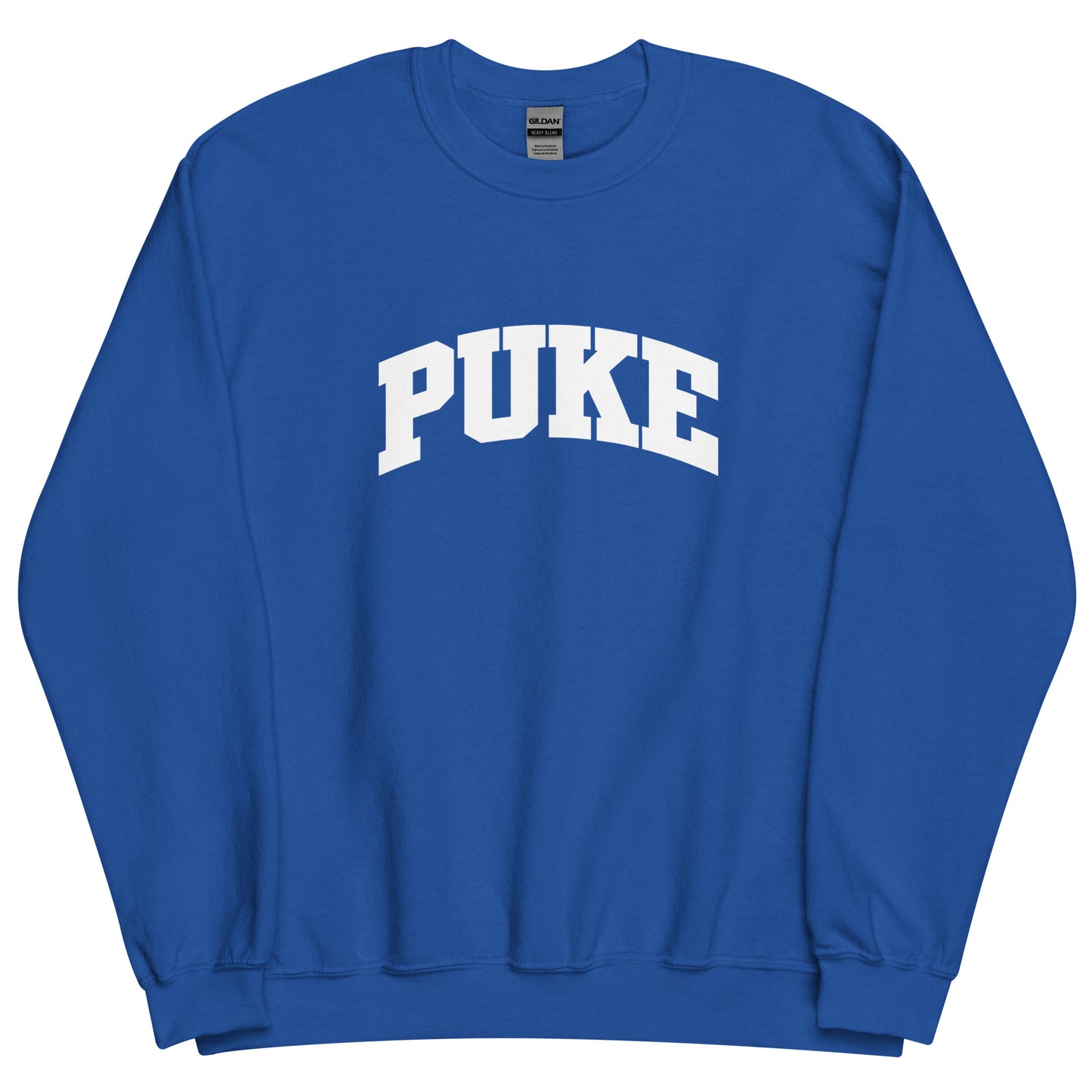 Puke Duke unisex crewneck sweatshirt