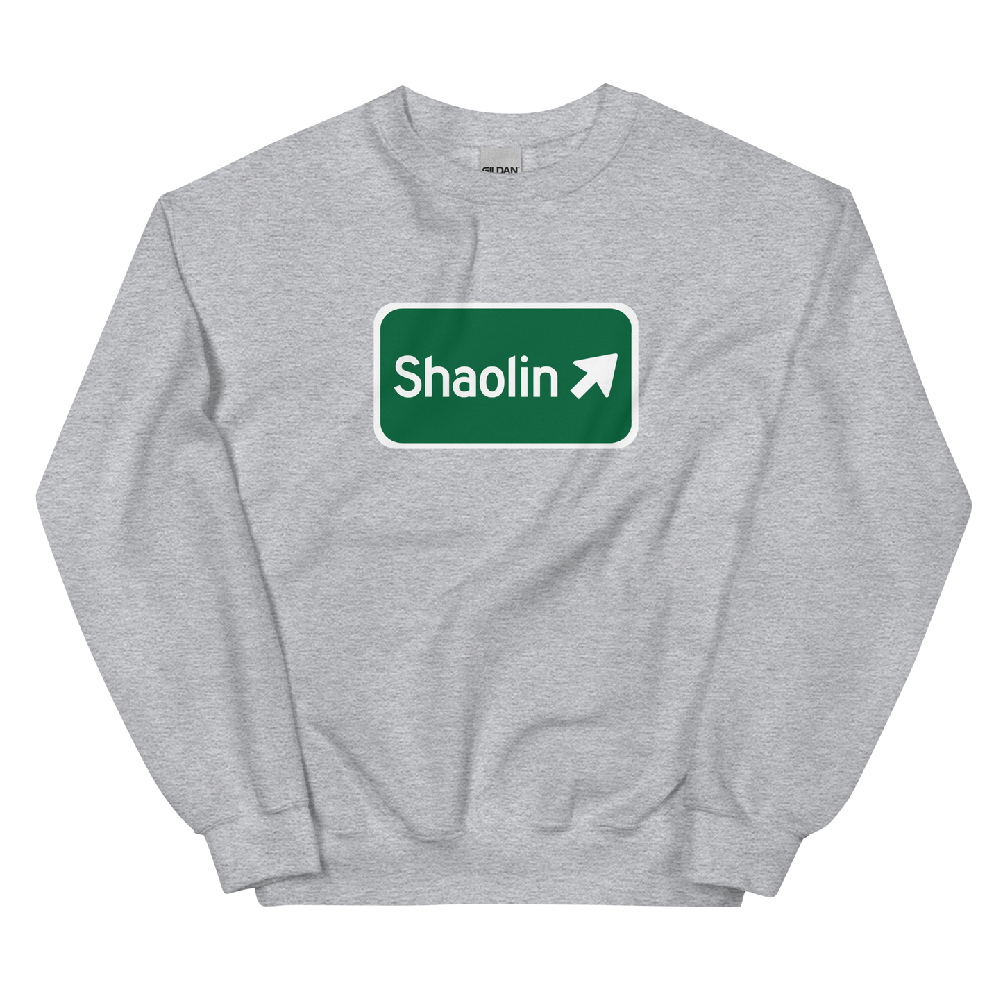 Shaolin sign crewneck sweatshirt