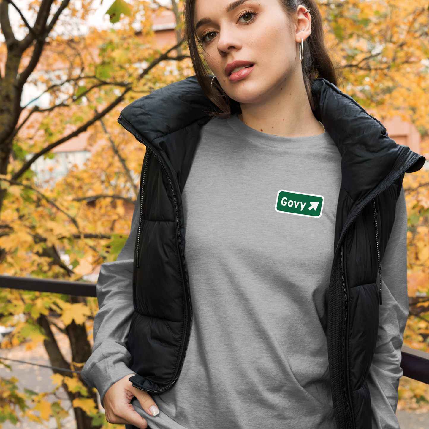 Govy Exit Sign Long Sleeve Tee