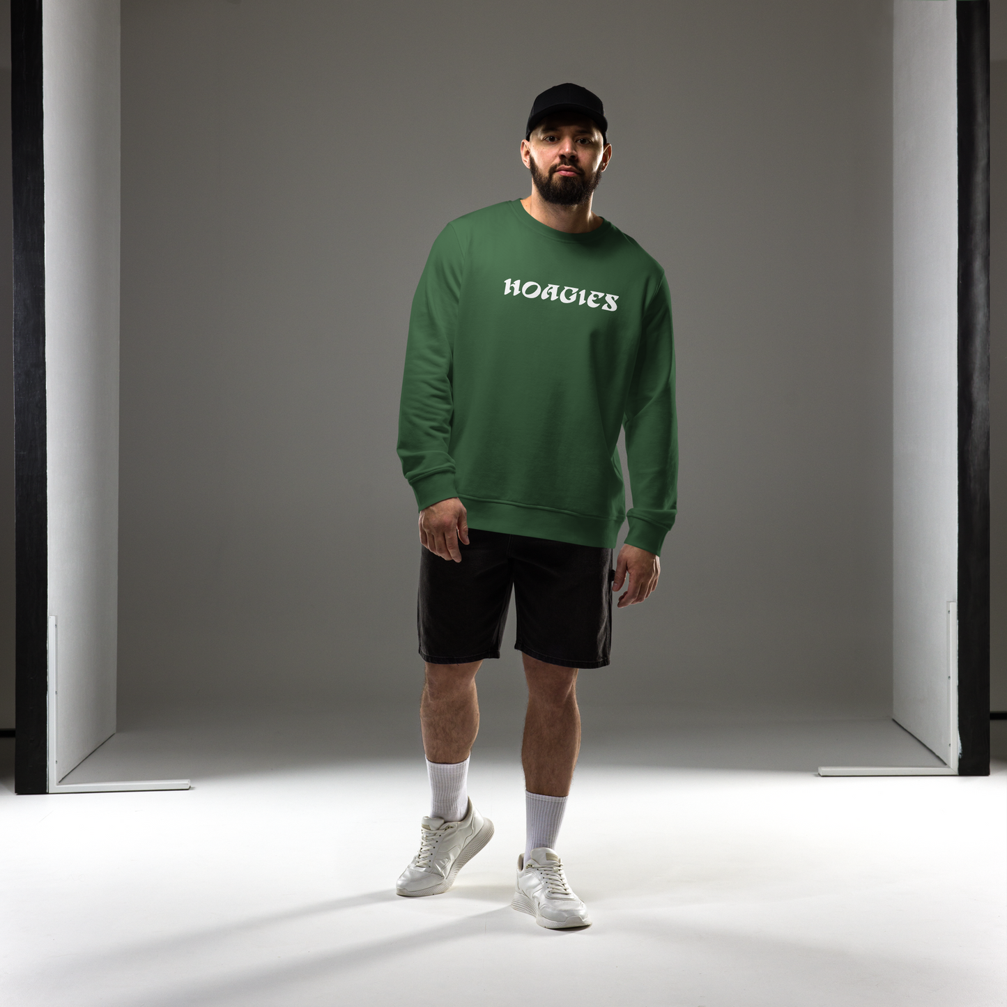 Hoagies Iggles Font organic sweatshirt