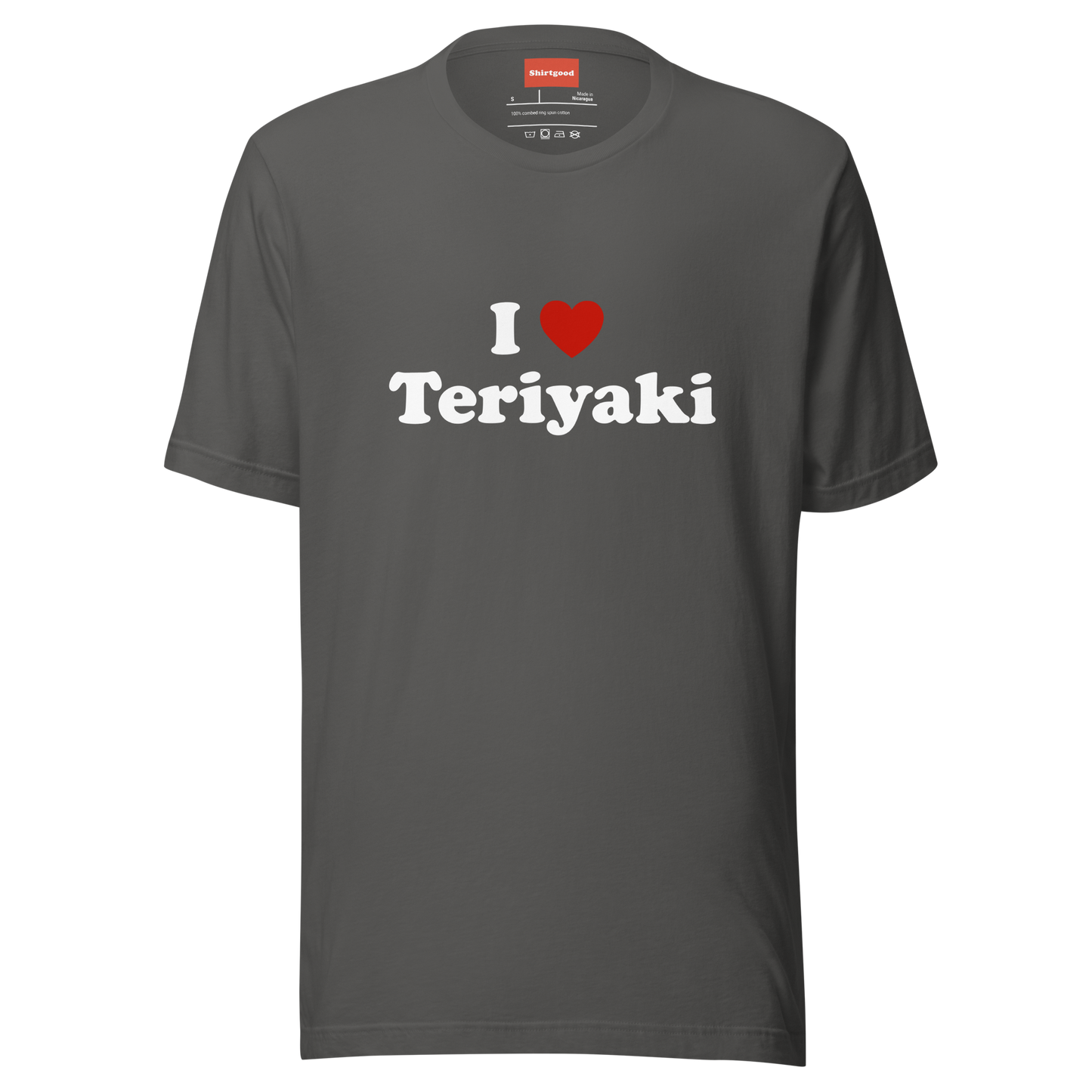 I heart Teriyaki shirt - Dark colors