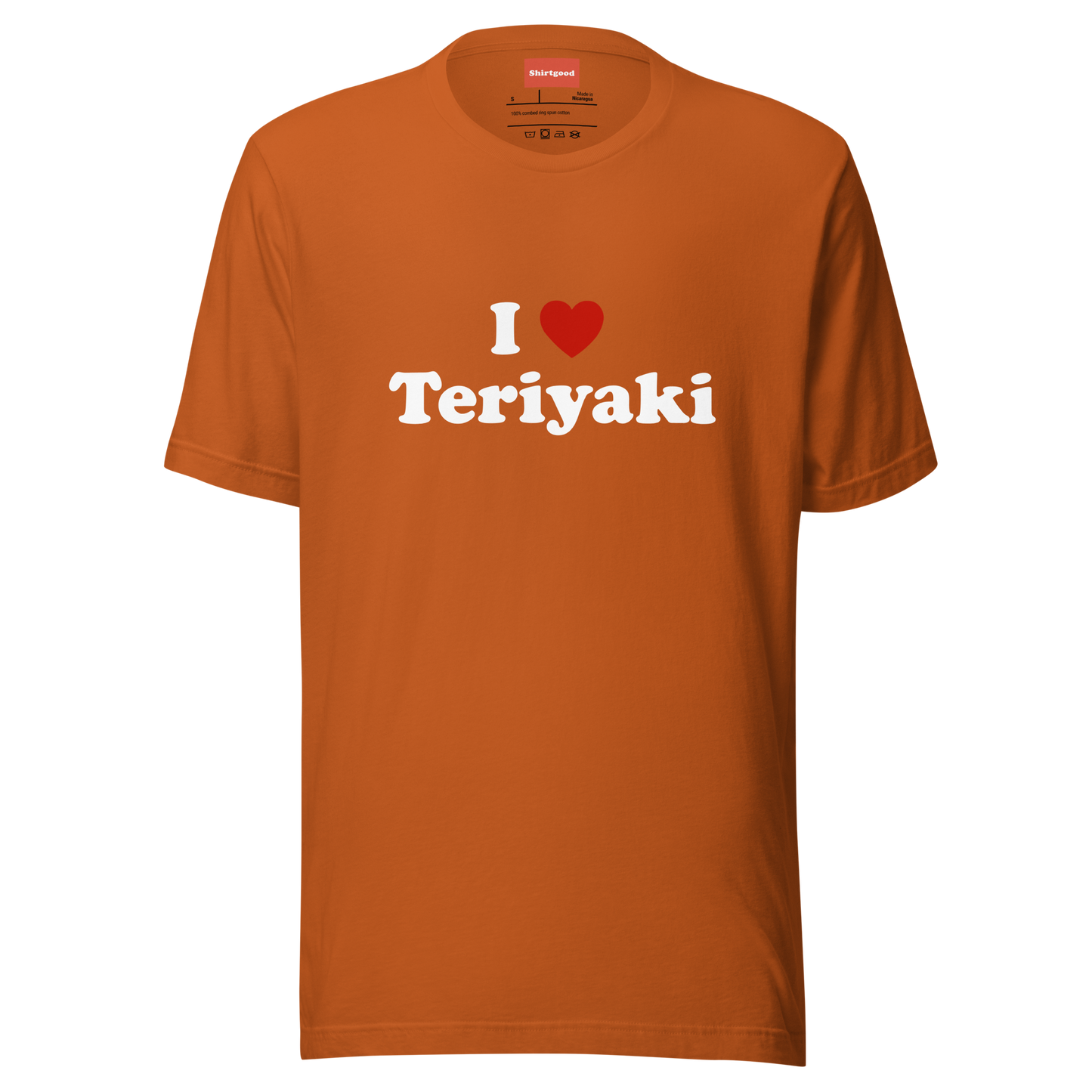 I heart Teriyaki shirt - Dark colors