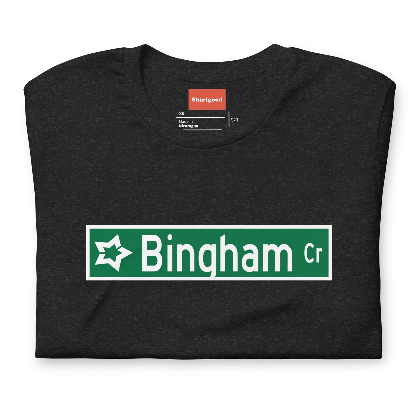 Bingham Circle new sign Unisex t-shirt