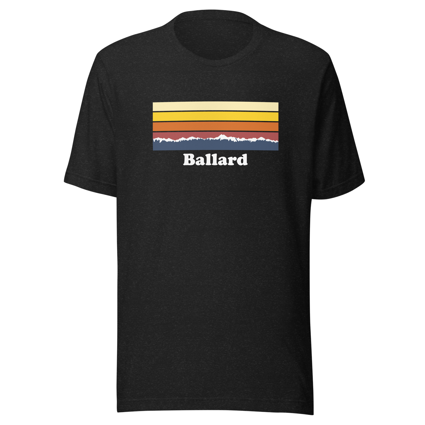 Ballard and the Olympic Mountains t-shirt