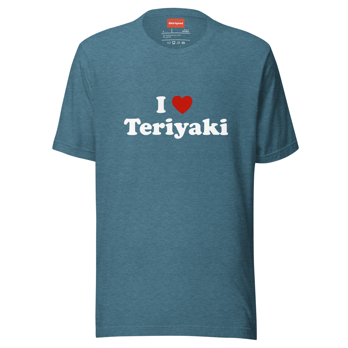 I heart Teriyaki shirt - Dark colors
