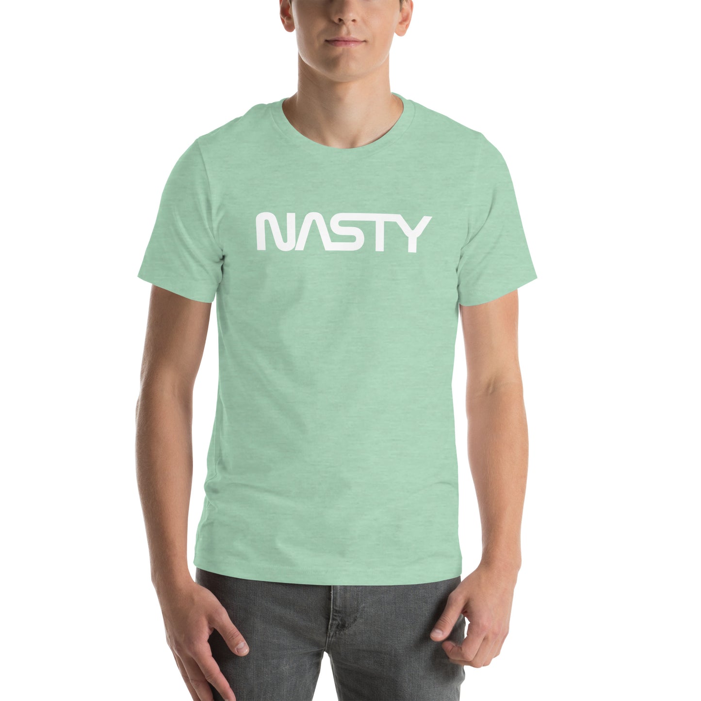 NASTY white logo unisex shirt