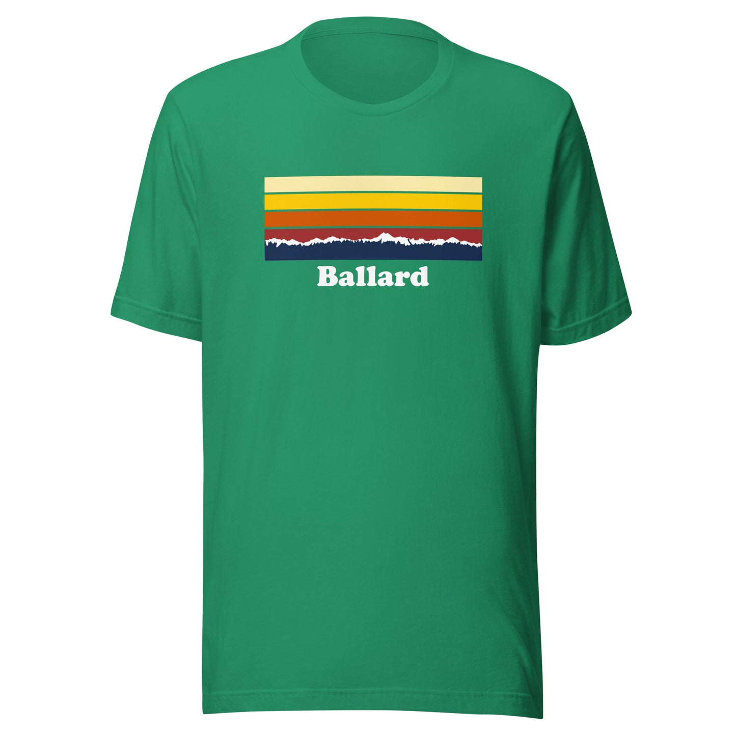 Ballard and the Olympic Mountains t-shirt