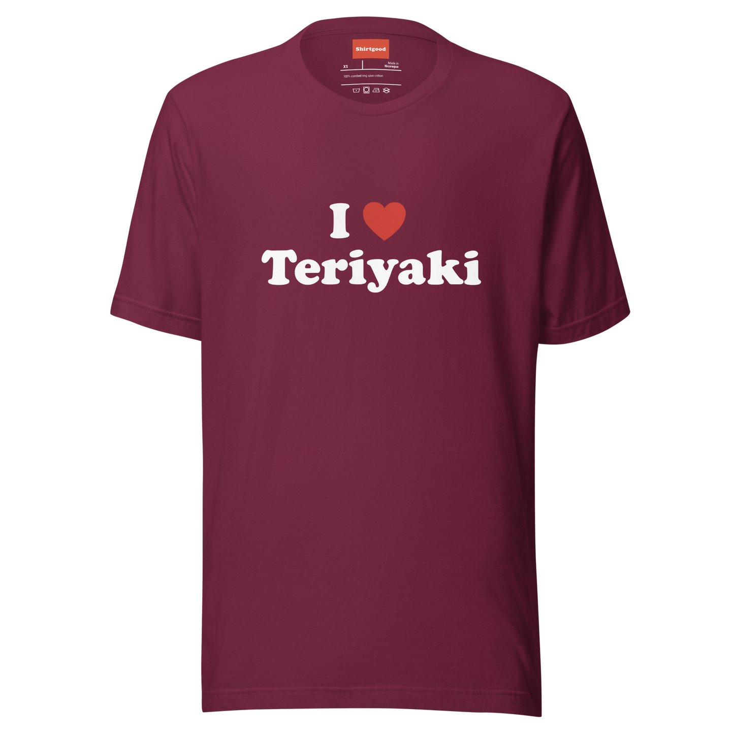 I heart Teriyaki shirt - Dark colors
