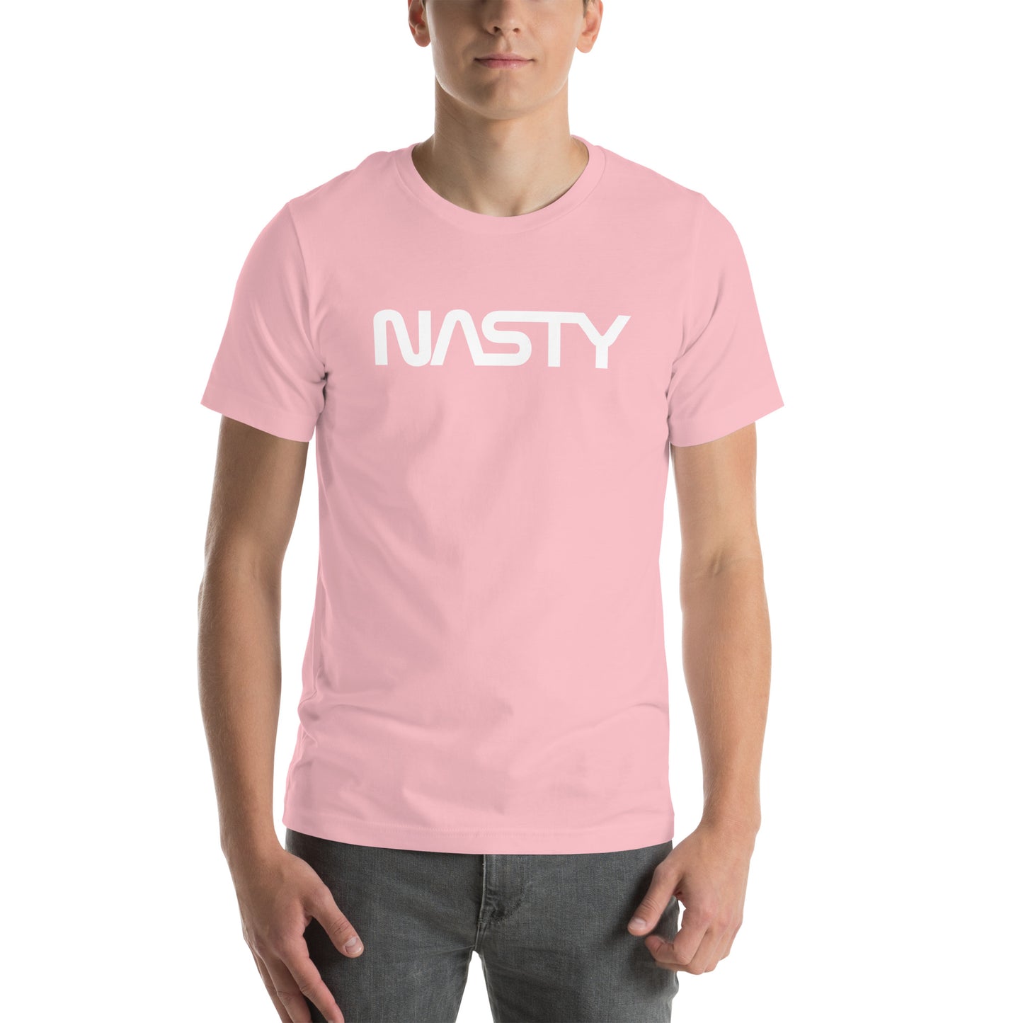 NASTY white logo unisex shirt