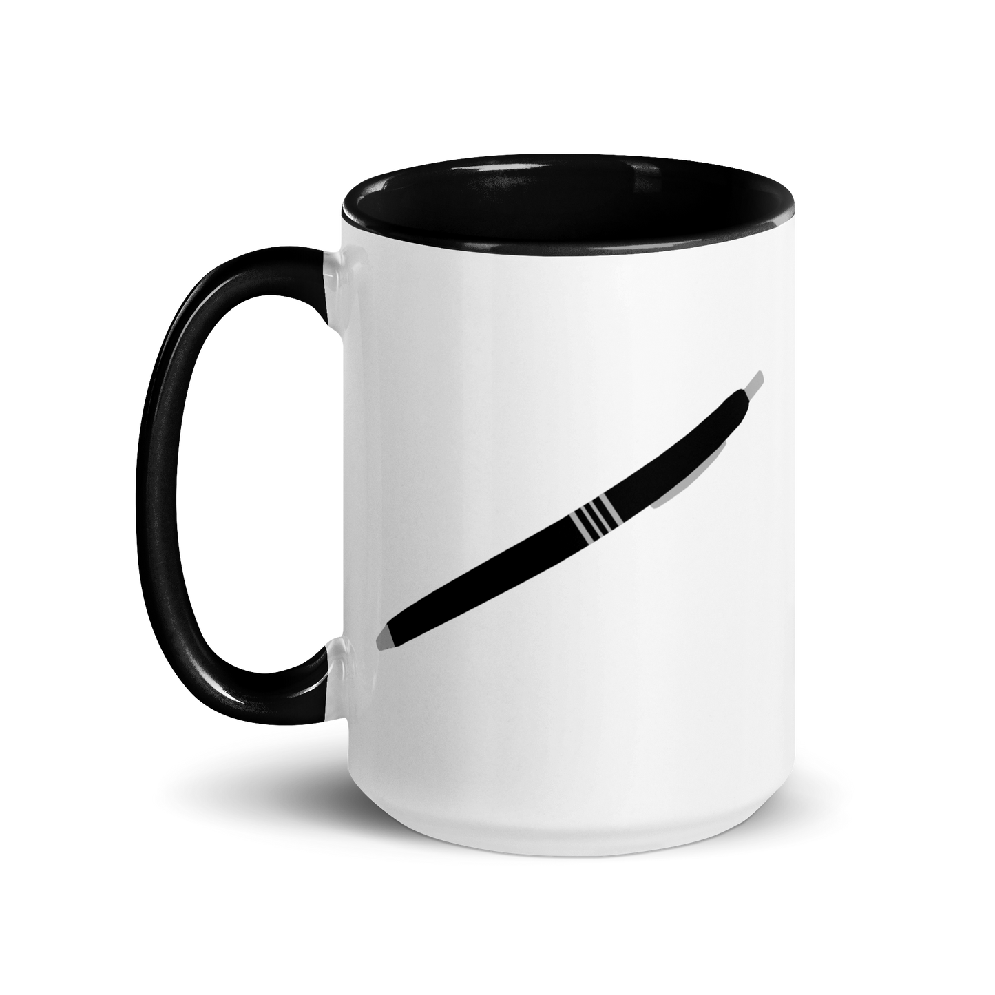 Government Pen Mug with Color Inside