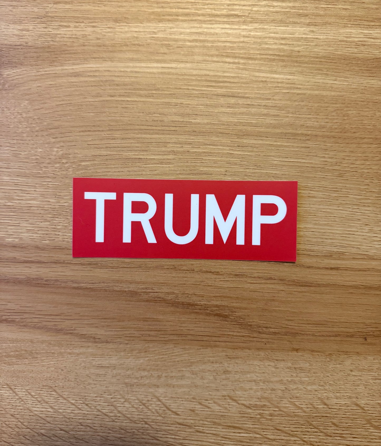Stop Trump stop sign sticker - 5"