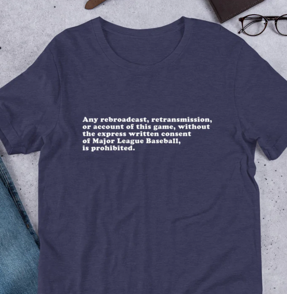 MLB Express Written Consent t-shirt