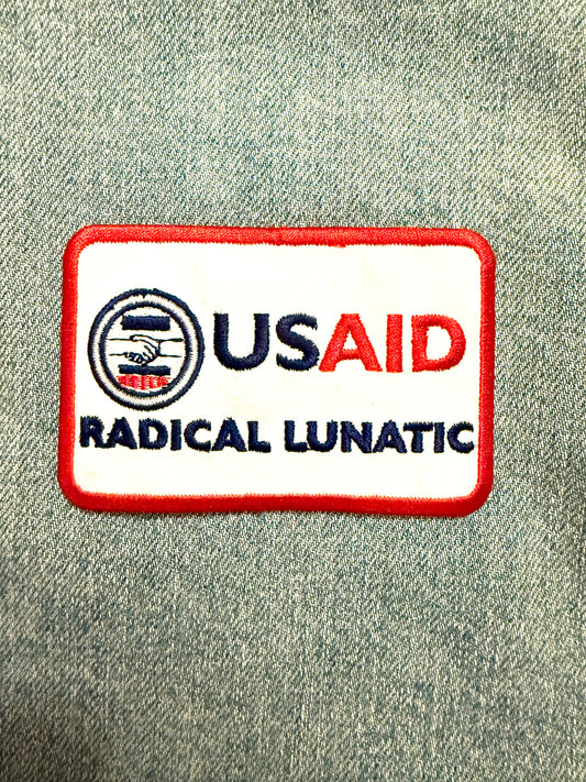 USAID Radical Lunatic embroidered patch