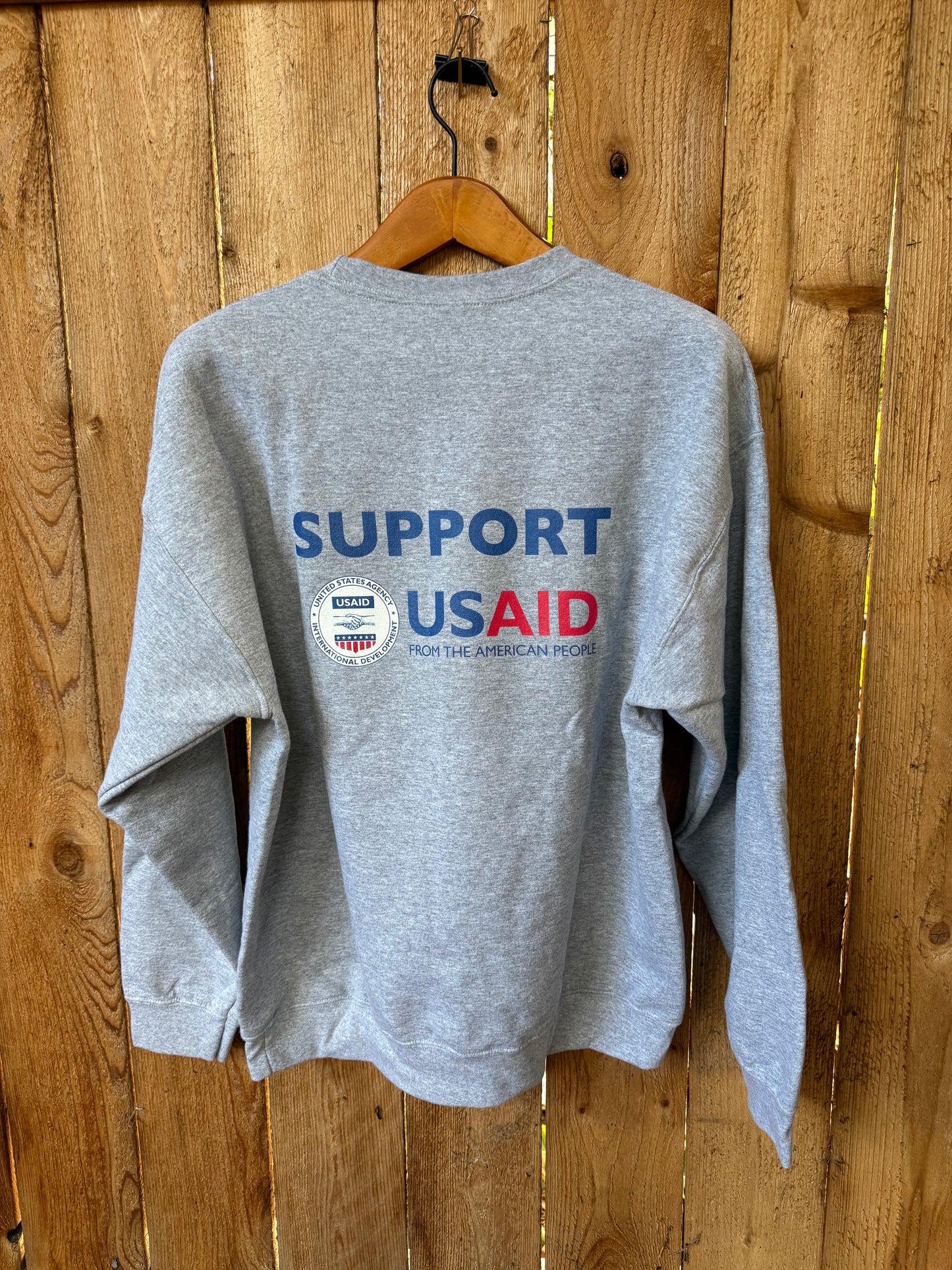 Support USAID Radical Lunatic crewneck sweatshirt