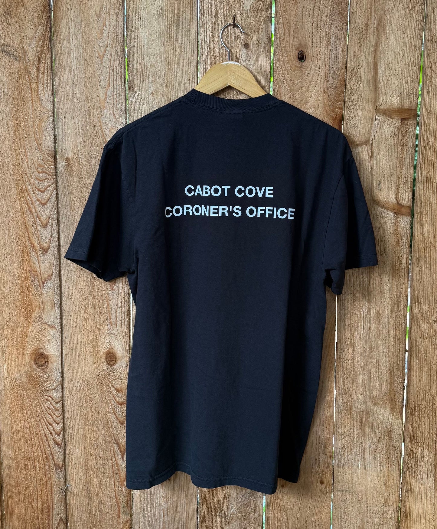 Cabot Cove Coroner's Office t-shirt