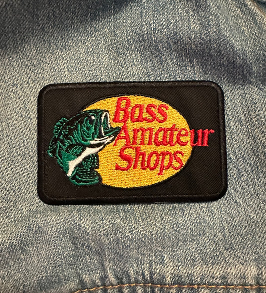 Bass Amateur Shop embroidered patch