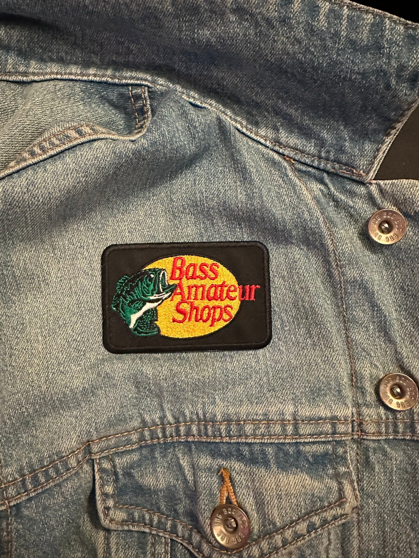 Bass Amateur Shop embroidered patch