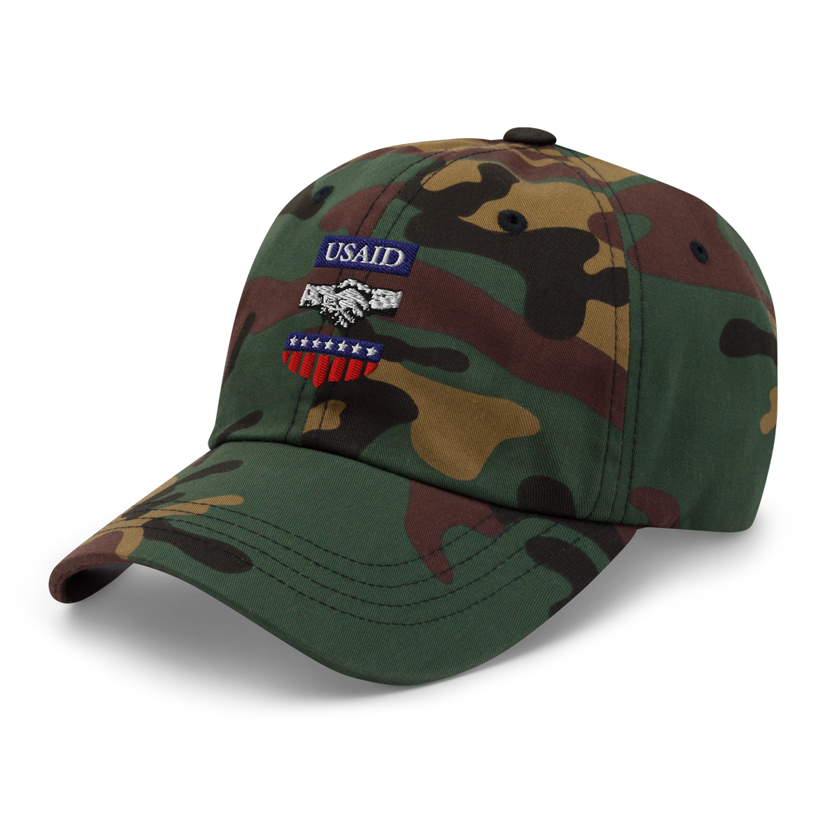 Retro USAID mid-90s logo hat