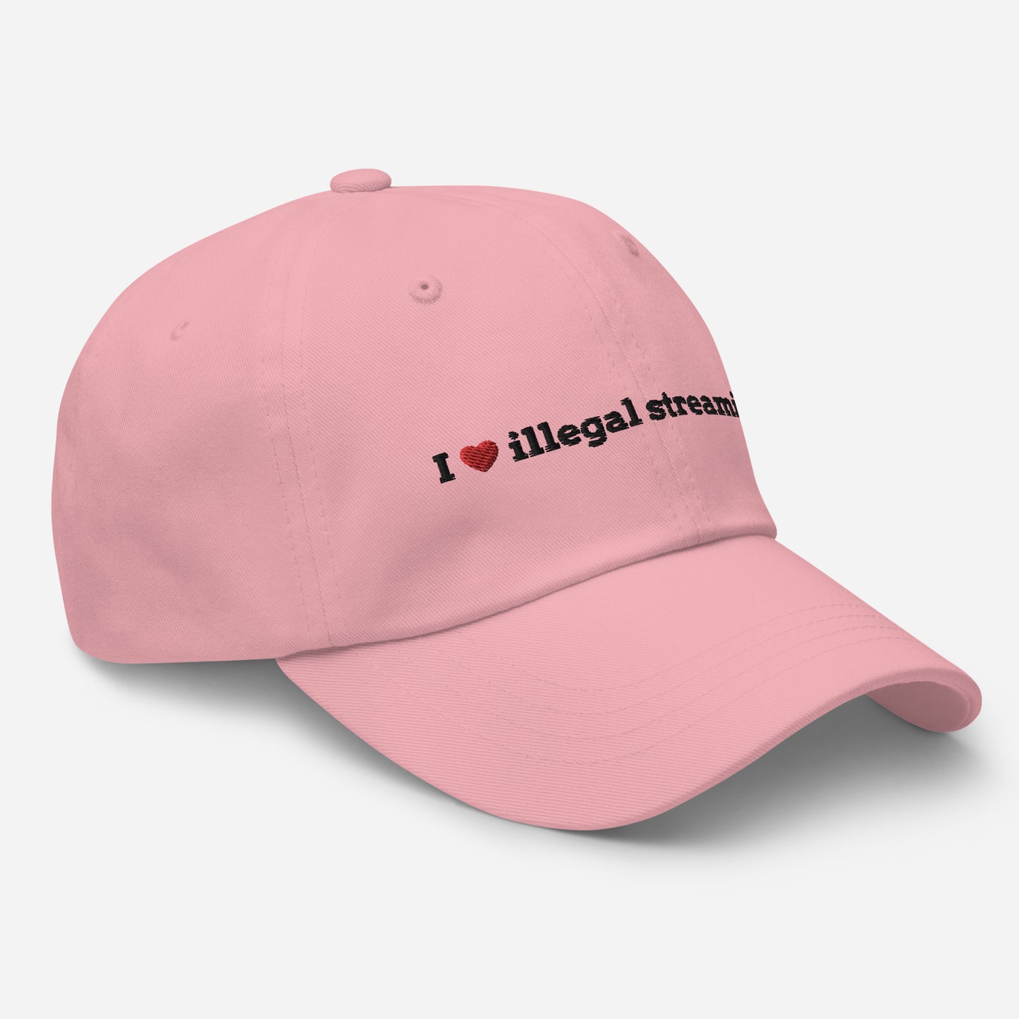 I heart illegal streaming Dad hat
