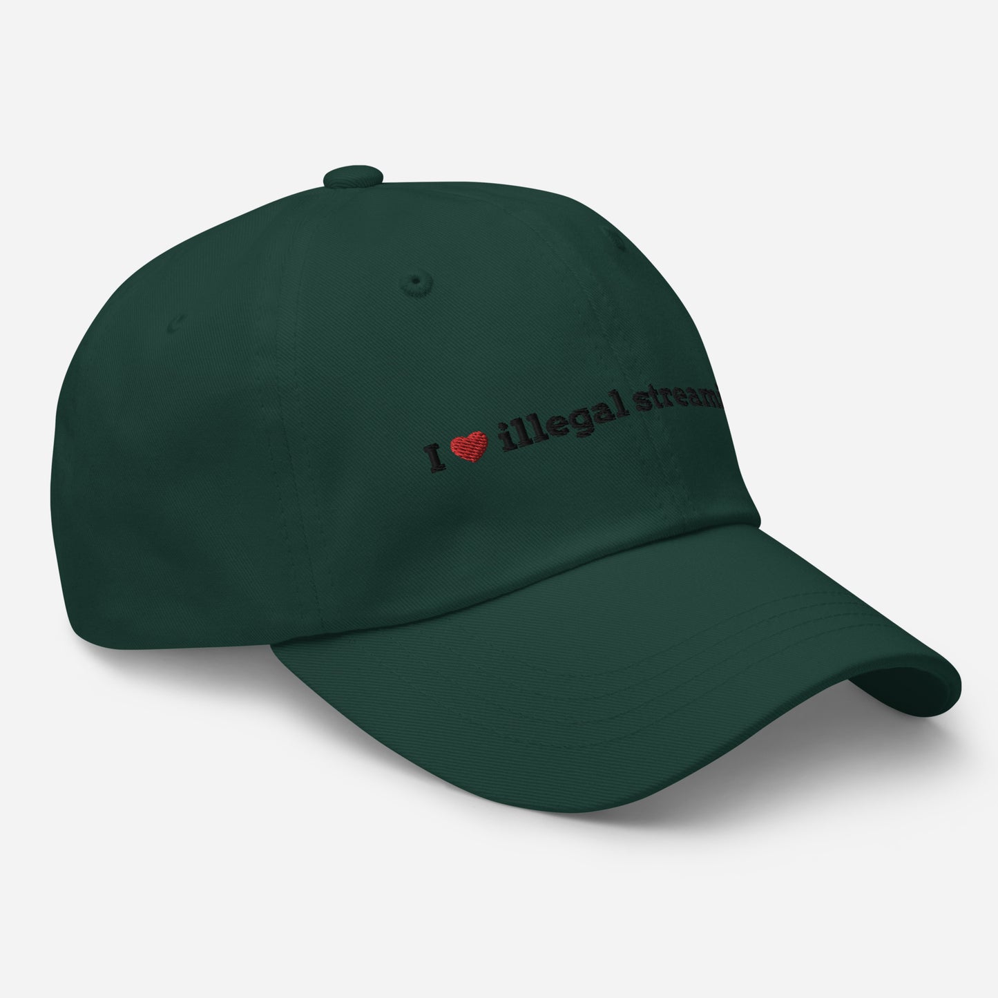 I heart illegal streaming Dad hat