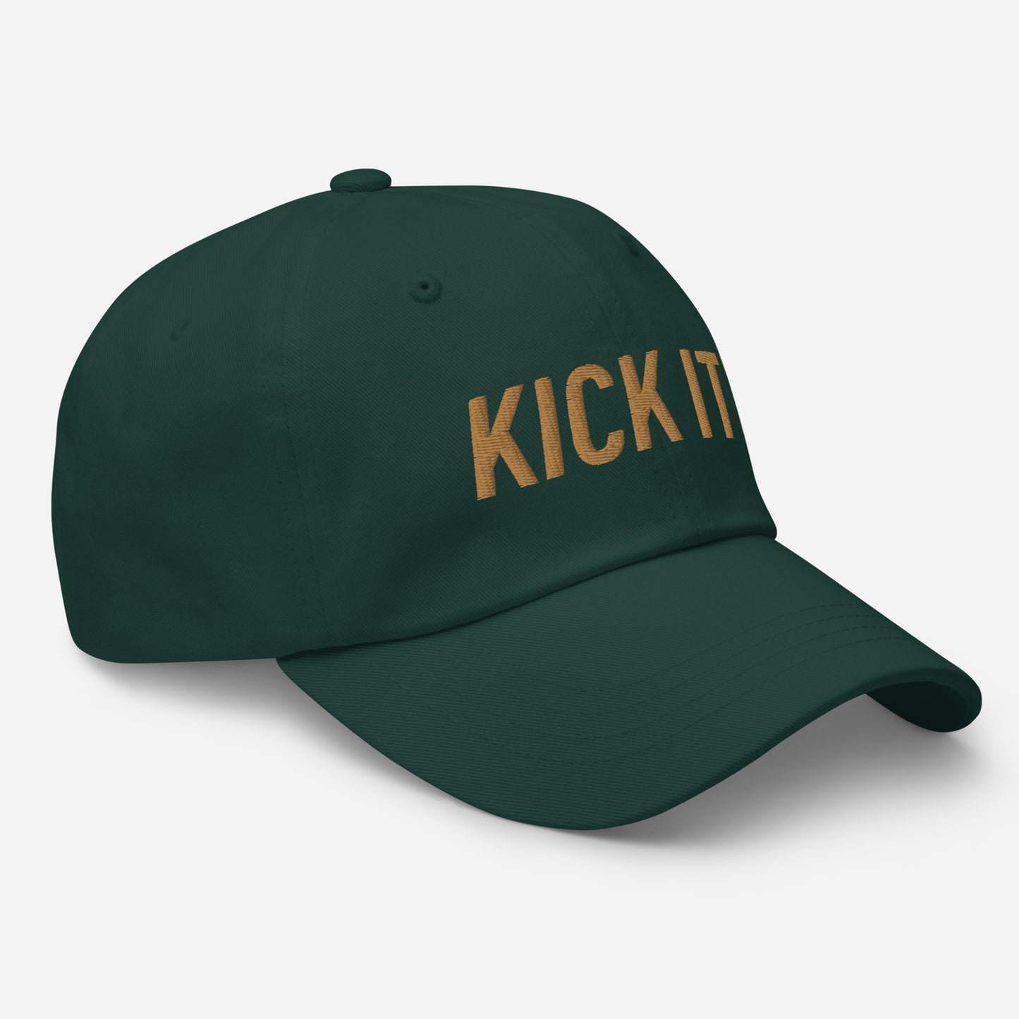 Kick It! Dad hat - Old Gold letters