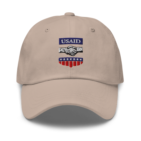 Retro USAID mid-90s logo hat