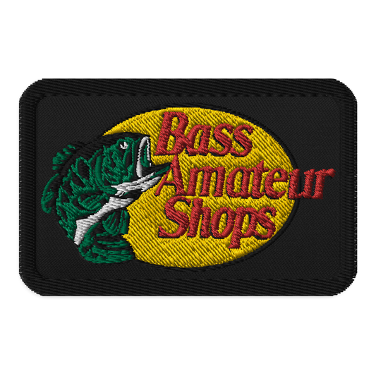 Bass Amateur Shop embroidered patch