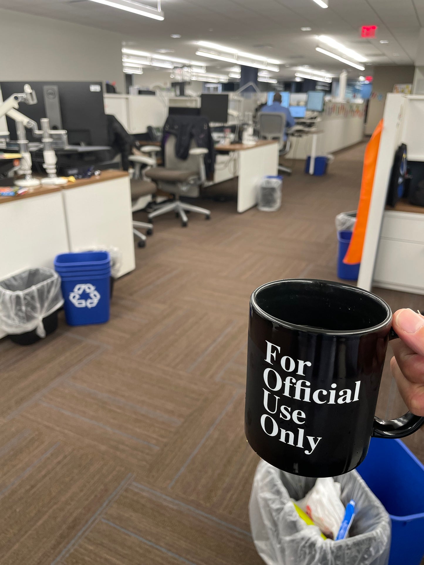 FOUO mug in the office (11 ounce)