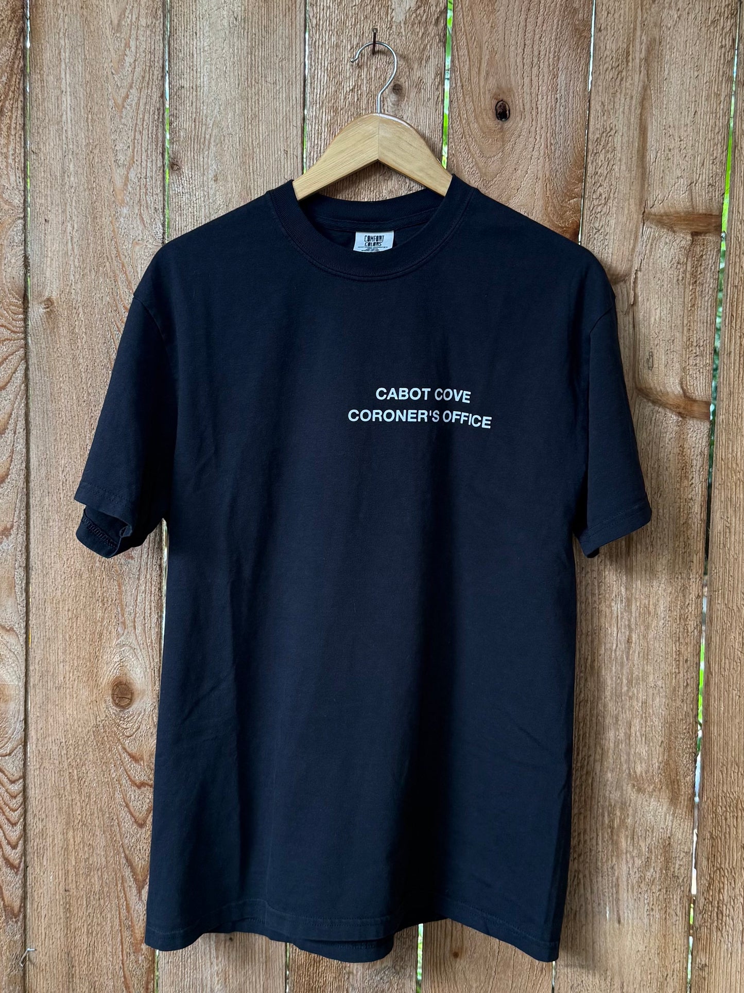 Cabot Cove Coroner's Office t-shirt
