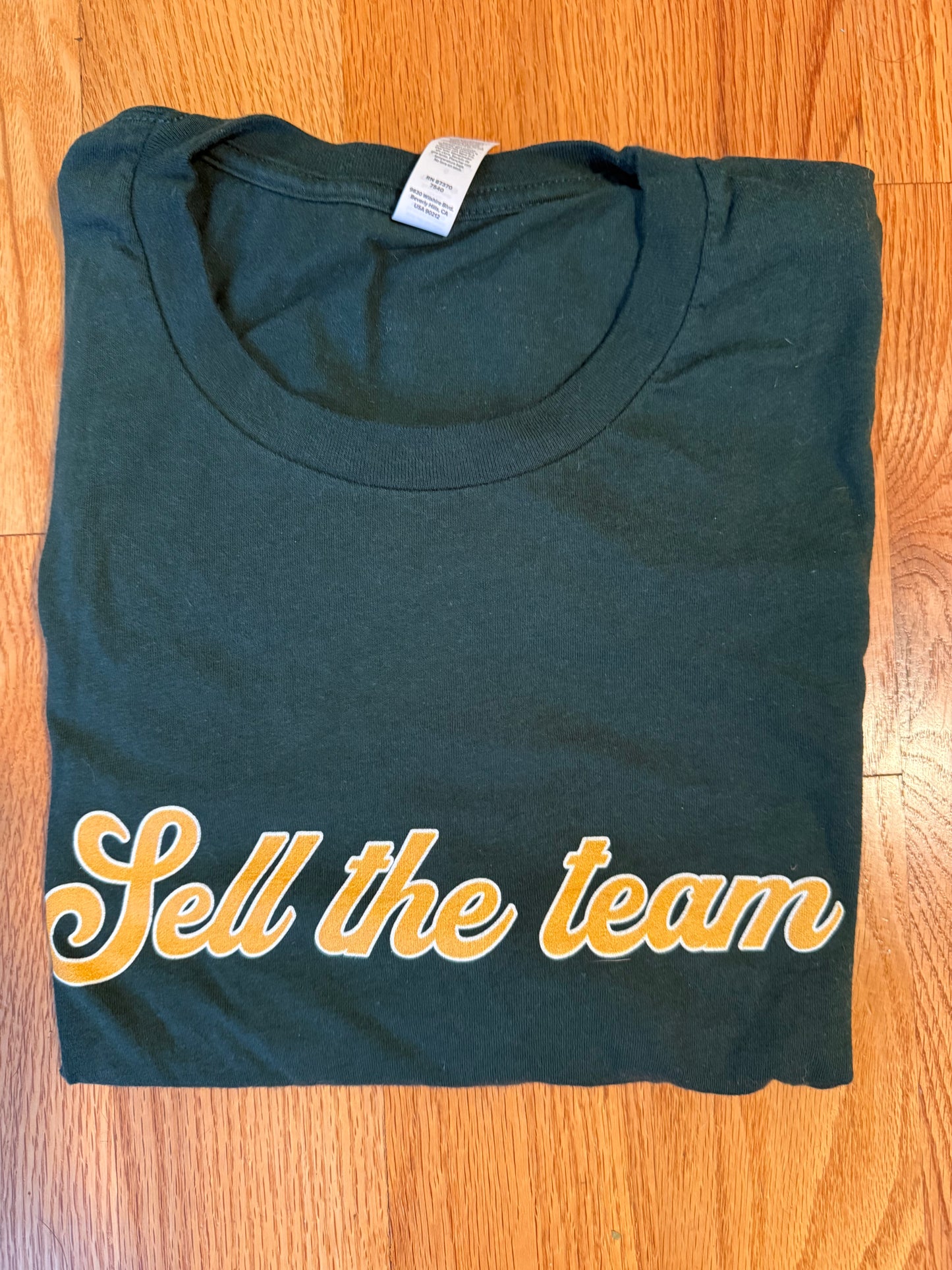 Sell the Team Oakland As t-shirt