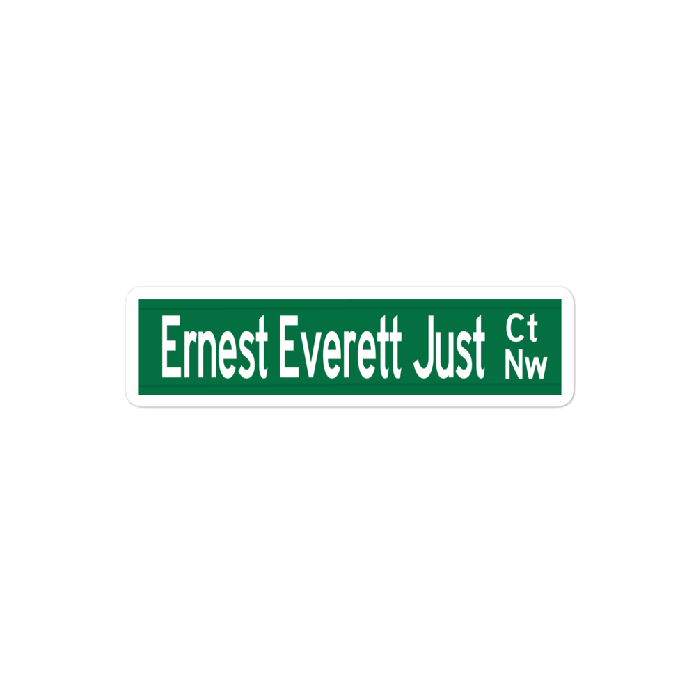 Ernest Everett Just Ct NW sticker