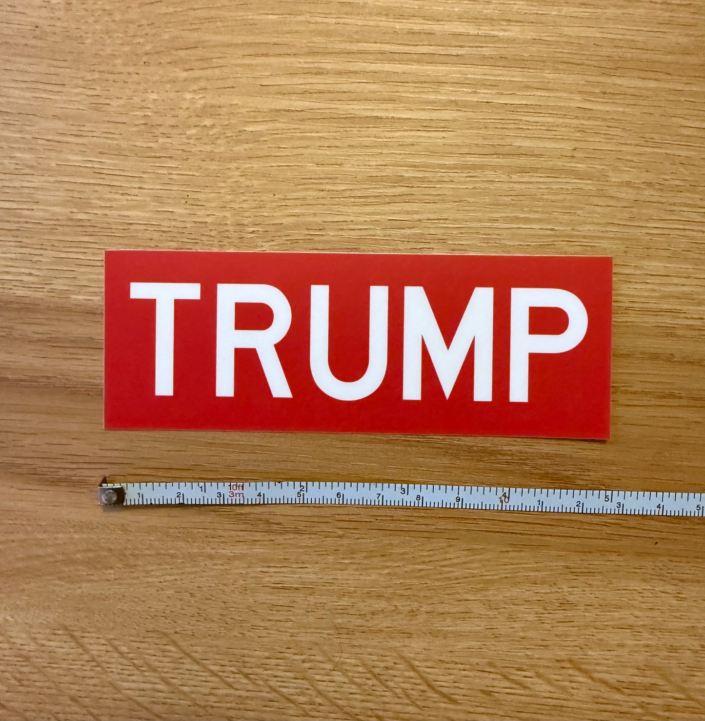 Stop Trump stop sign sticker - 5"
