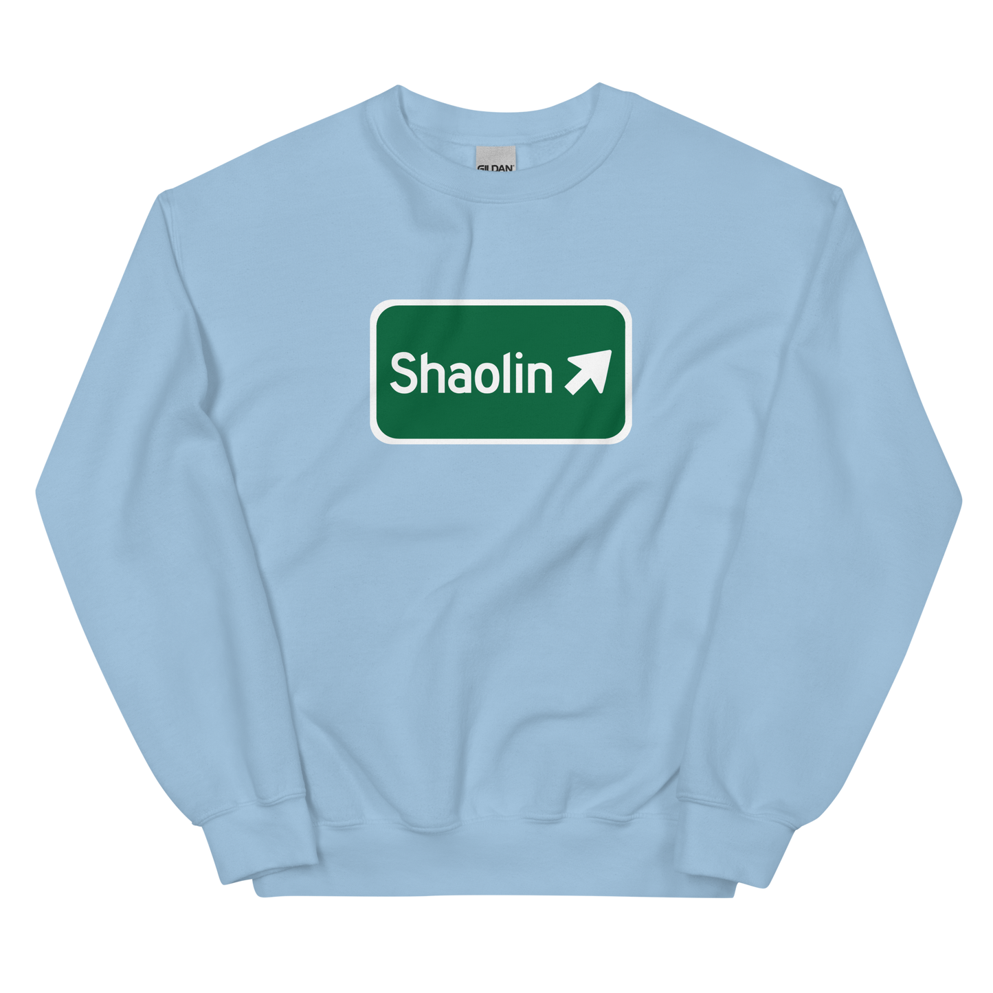 Shaolin sign crewneck sweatshirt