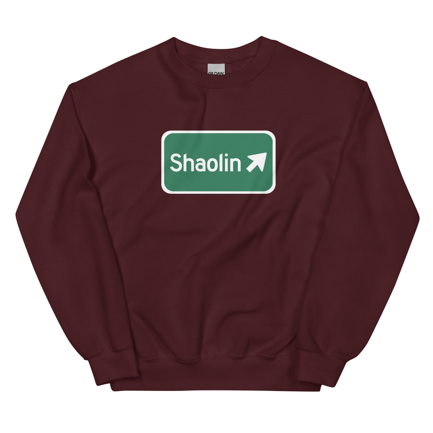 Shaolin sign crewneck sweatshirt