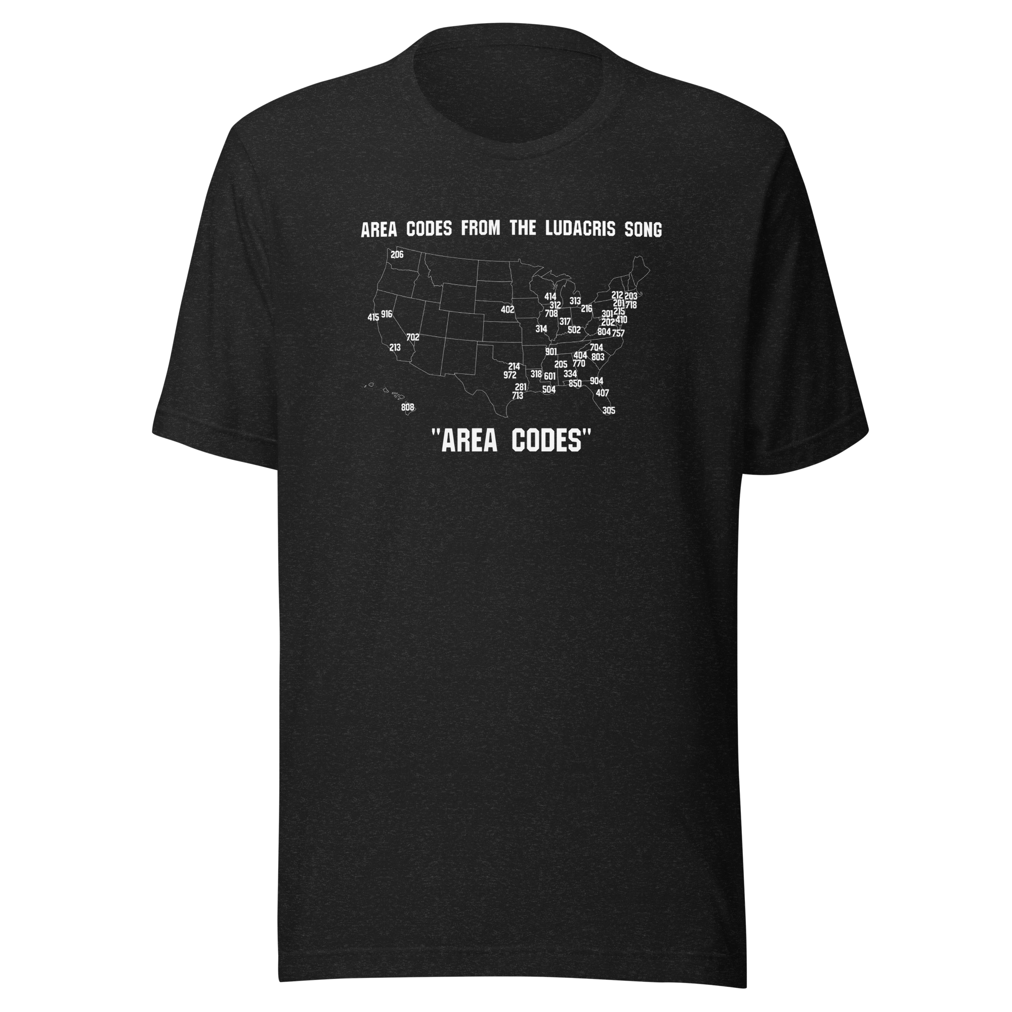 Luda's Area Codes Map Shirt – Shirtgood