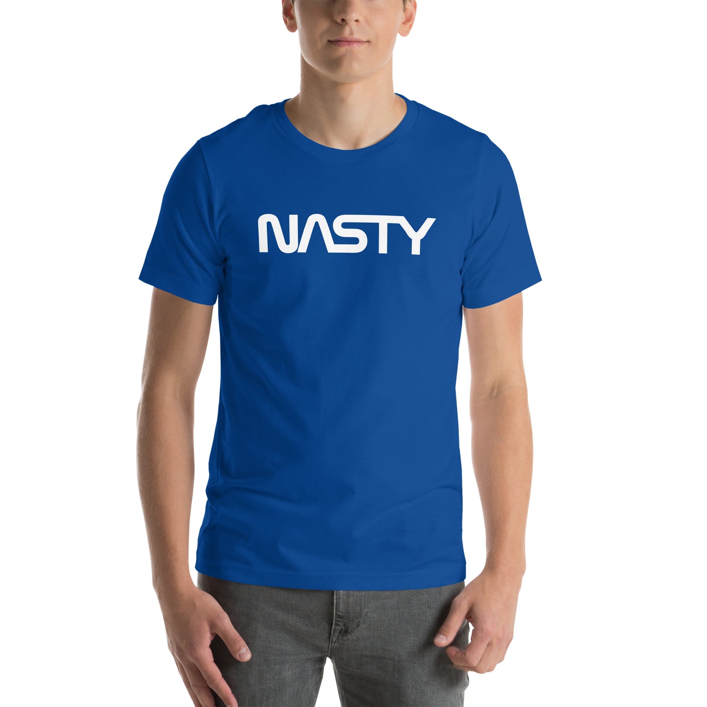 NASTY white logo unisex shirt