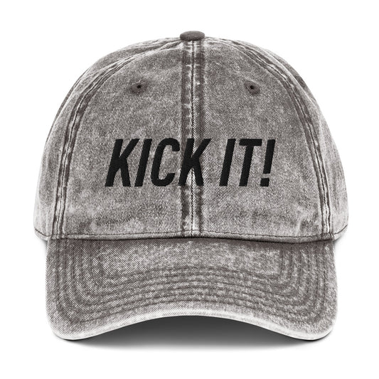 Kick it! Vintage Cotton Twill Cap