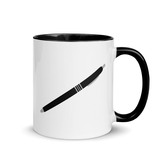 Government Pen Mug with Color Inside