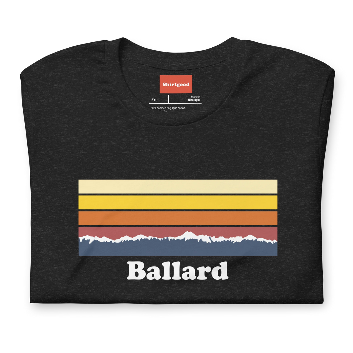 Ballard Merch Ballard and the Olympic Mountains t-shirt – Shirtgood